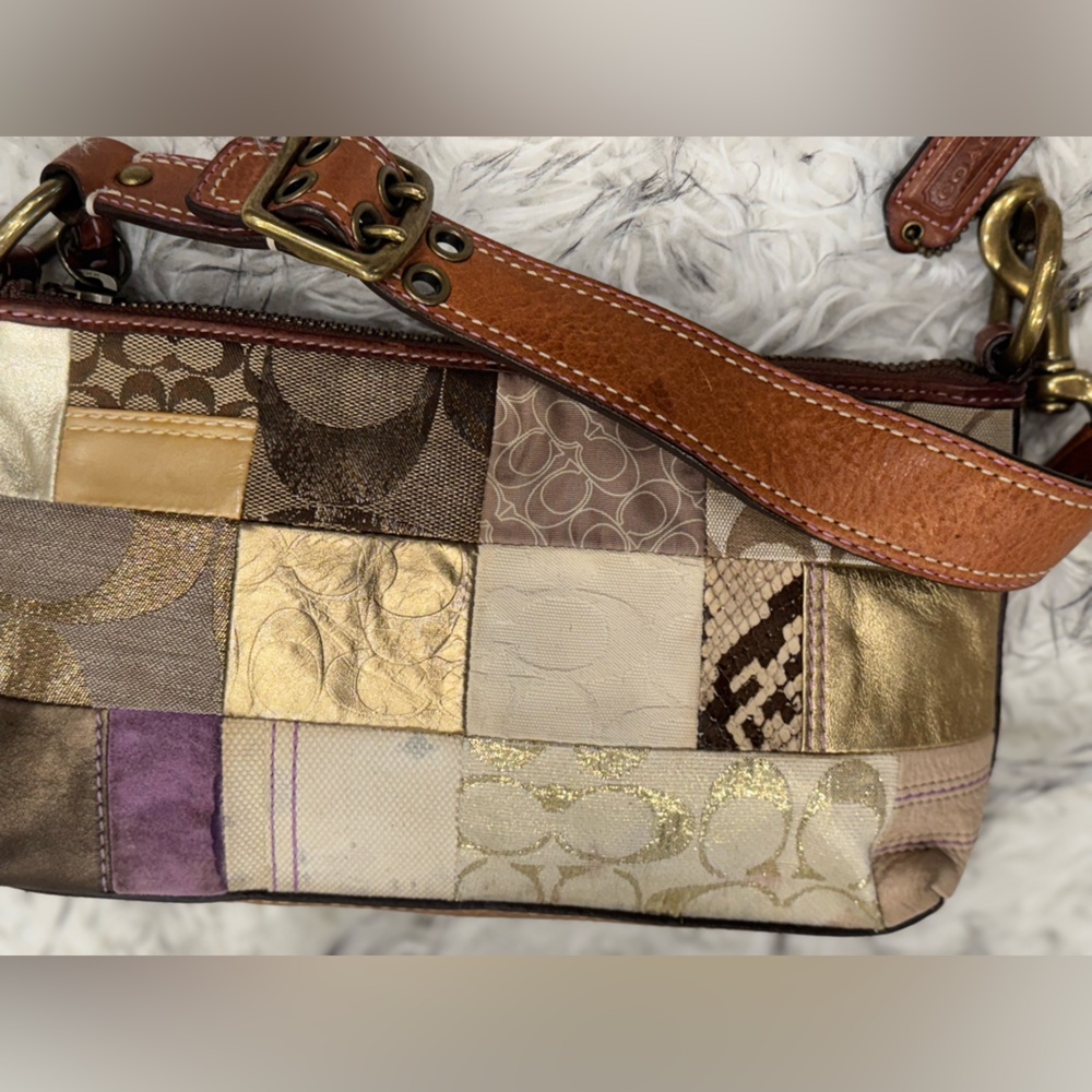Coach Patchwork Mini Demi Bag #10000 - Picture 6 of 7